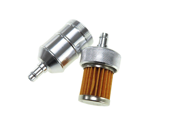 Fuel filter Alu BIG silver